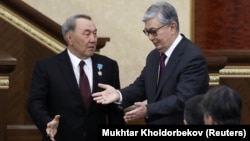 Нурсултан Назарбаев жана Касым-Жомарт Токаев. Астана, 2019-жылдын 20-марты