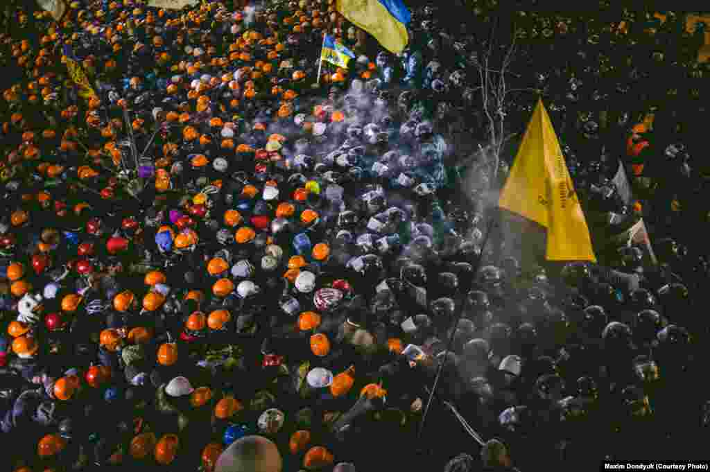 Противостояние на Майдане. 