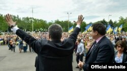 პეტრო პოროშენკო და მიხეილ სააკაშვილი