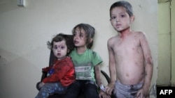 "Patnje kroz koje prolaze ta djeca su nezamislive", kaže direktor UNICEF-a za Bliski istok Geert Cappelaer, foto: djeca u Siriji
