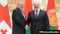 Վրաստանի և Բելառուսի նախագահների հանդիպումը Մինսկում, 1-ը մարտի, 2017թ.