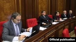 Ազգային ժողովի ընդդիմադիր պատգամավոր Նիկոլ Փաշինյան
