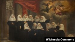 Ян ван Гельмант, «Партрэт манашак-аўгустыянак чорнага канону ў Антвэрпэне».