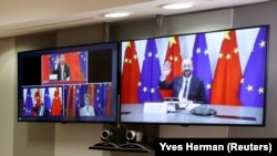 Summit virtual pentru ]ncheierea unui acord comercial între UE și China