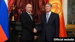Ռուսաստանի նախագահ Վլադիմիր Պուտինի և Ղրղըզստանի նախագահ Ալմազբեկ Ատամբաևի հանդիպումը Մոսկվայում, արխիվ