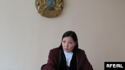 Венера Тохтарбаева, судья Медеуского районнного суда. Алматы,16 марта 2009 года.