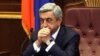 Armenia - President Serzh Sarkisian attends a parliament session in Yerevan, May 31, 2012.