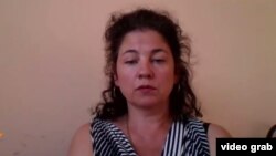 Правозащитник из Павлодара Елена Семенова.