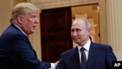Доналд Трамп ва Владимир Путин дар мулоқотҳои гузашта дар аҳди раёсати ҷумҳурии аввали Доналд Трамп дар Амрико.
