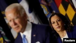Joe Biden i Kamala Harris u Wilmingtonu, Delaware, SAD, 12. 8. 2020.