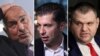 Колаж с Бойко Борисов, Кирил Петков и Делян Пеевски