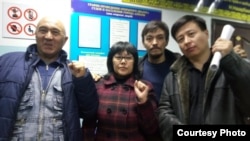 Активисты в административном суде. Алматы, 22 февраля 2020 года.