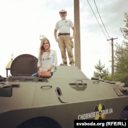 На ўезьдзе у чарнобыльскую зону праз КПП «Дыцяткі», фота Яраслава Емяльяненкі