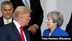 Donald Tramp i Tereza Mej