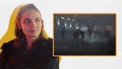 Salome Zandukeli i njenu prijateljicu su policajci satjerali u ćošak i pretukli nakon što su pobjegle sa protesta u Tbilisiju 2. decembra.