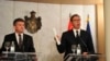 Miroslav LAjčak (levo) i Aleksandar Vučić u Beogradu (15. oktobar 2020.)