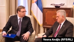 Premijer Srbije Aleksandar Vučić i predsjednik Tomislav Nikolić