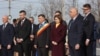 Ilie Bolojan, în perioada în care era primar al municipiului Oradea, în vizită la Chișinău, cu Maia Sandu - februarie 2020. 