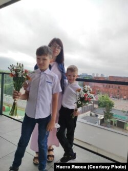 Наста зь дзецьмі