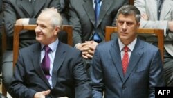 Lideri DSK i DPK Fatimir Sejdiu i Hašim Tači, arhiv 