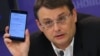 State Duma deputy Yevgeny Fyodorov at a 2014 press conference