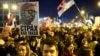 Karikatura predsjednika Srbije Aleksandra Vučića na studentskom protestu uz poruku "Nisi nadležan", 1. februar 2025.