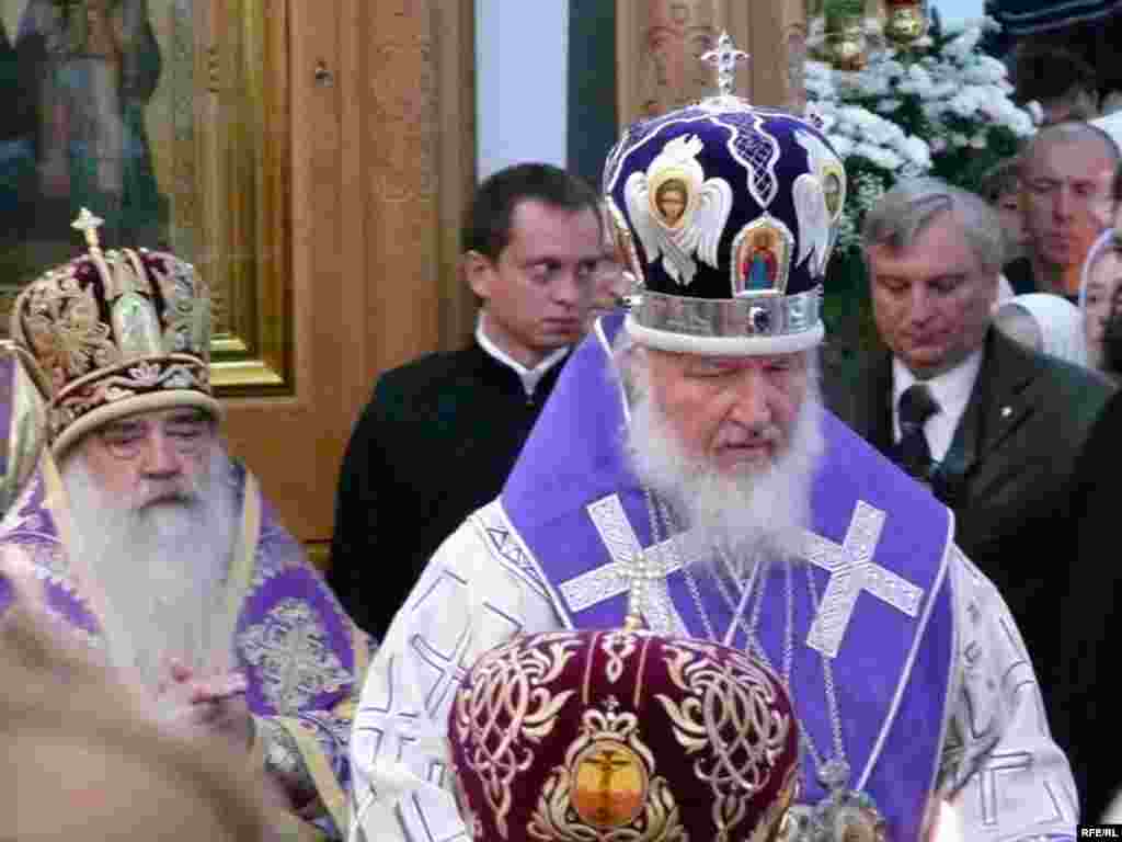 Патрыярх Маскоўскі і Ўсея Русі наведвае Полацак , фота грамадзкага рэдактара Свабоды Зьмітра Дзеджыца