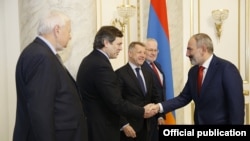 Վարչապետ Նիկոլ Փաշինյանն ընդունում է ԵԱՀԿ Մինսկի խմբի համանախագահներին, արխիվ