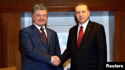 Буга чейин Варшавада июлда өткөн НАТОнун саммитинде эки президент тең аймактык коопсуздук багытында кызматташууну макулдашкан.