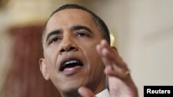 Речь Барака Обамы в Госдепартаменте 19 мая 2011 г. REUTERS. 