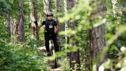Галина Риом-Ройбек по време на 100-километровото състезание "Витоша 100", провело се на 25 и 26 юли 2020 г.