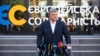 П’ятий президент України, лідер партії «Європейська солідарність» Петро Порошенко під час брифінгу. Київ, 12 серпня 2019 року 