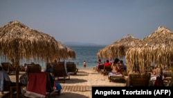 Plajă din Grecia