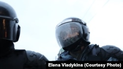 ОМОН на акции протеста 23 января в Петербурге. Архивное фото