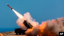 Запуск ракеты Patriot на учениях НАТО в Греции, 2017 год 