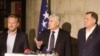 Politička retorika u BiH u drugi plan je stavila evroatlantske integracije u Bosni i Hercegovini (na fotografiji lideri vodećih nacionalnih stranaka u BiH, Bakir Izetbegović, Dragan Čović i Milorad Dodik)