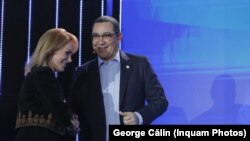 Victor Ponta și actualul primar al Capitalei, Gabriela Firea