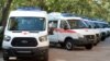 Жаңы сатып алынган «Тез жардам» автоунаалары. 15-июль, 2020-жыл.