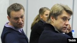 Навальный с исполнительным директором ФБК Владимиром Ашурковым 