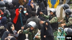 Biden said the brutal crackdown on opposition protesters made the regime lose its 'moral credibility.'