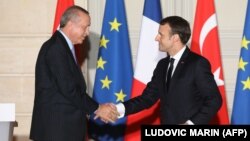 Ֆրանսիայի և Թուրքիայի նախագահներ Էմանյուել Մակրոն և Ռեջեփ Էրդողան, արխիվ