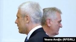Stari i novi predsednik - Boris Tadić i Tomislav Nikolić