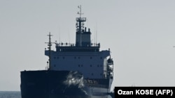 Teretni brod natovaren žitom pregledan je 31. oktobra u oblasti sidrišta kod južnog ulaza u Bosfor u Istanbulu.