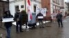 «Вельмі гучна!» Кандыдат у дэпутаты праводзіць у Гомлі пікеты супраць міліцэйскага беззаконьня