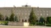 Nagorno-Karabakh - The main government building in Stepanakert, 8Jul2011.