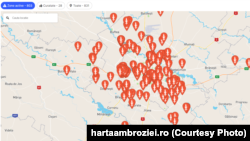 Harta ambroziei.