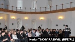 განათლების მინისტრის დიმიტრი შაშკინის შეხვედრა პედაგოგებთან