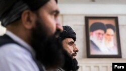 نشست خبری هیئت اعزامی طالبان به تهران در بهمن ۹۹