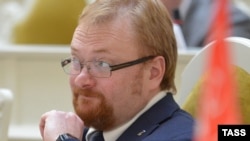Депутат законодательного собрания Санкт-Петербурга Виталий Милонов.