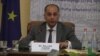 Armenia -- Sajjad Karim, co-chairman of the EU-Armenia Parliamentary Cooperation Committee, at a news conference in Yerevan, 20Dec2017. 